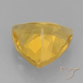 Citrino Dorado claro natural de 2.00 ct, Trillón, VVS