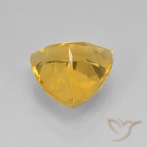 Citrino Dorado natural de 2.32 ct, Trillón, VVS