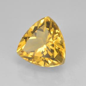 Citrino dorado natural de 2,23 ct, trillón, VVS