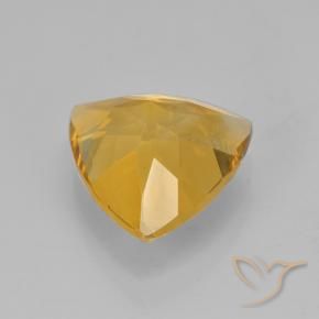 Citrino Dorado oscuro natural de 2.24 ct, Trillón, VVS