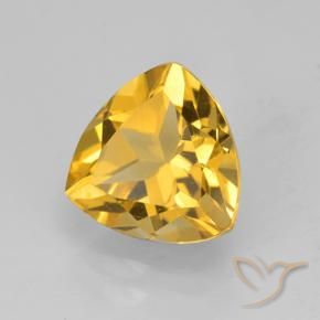 Citrino Dorado claro natural de 2.36 ct, Trillón, VVS