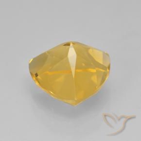Citrino Dorado claro natural de 2.36 ct, Trillón, VVS
