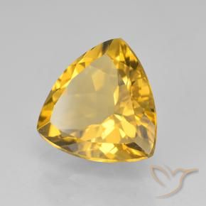 Citrino Dorado natural de 2.07 ct, Trillón, VVS