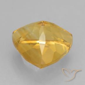 Citrino Dorado medio natural de 2.24 ct, Trillón, VVS