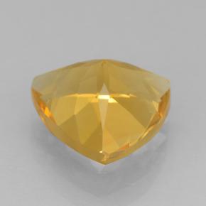 Citrino dorado natural de 1,96 ct, trillón, VVS