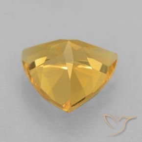 Citrino Naranja dorado natural de 2.03 ct, Trillón, VVS