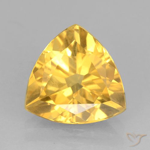 1.74ct Natural Dorado medio Citrino, Trillón, VVS