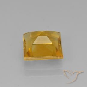 Citrino Dorado oscuro natural de 1.90 ct, Cuadrado, VVS-VS