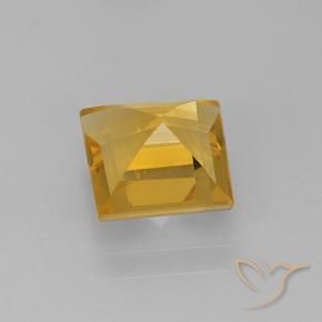 Citrino Dorado oscuro natural de 1.87 ct, Cuadrado, VVS
