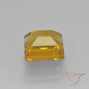 Citrino Naranja dorado natural de 2.27 ct, Cuadrado, VVS