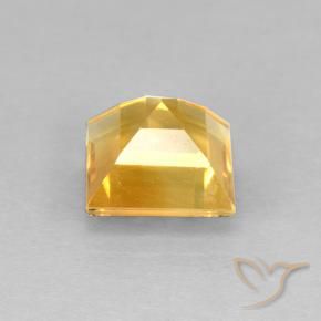 Citrino Dorado claro natural de 2.15 ct, Cuadrado, VVS-VS