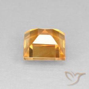 Citrino Dorado naranja natural de 2.31 ct, Cuadrado, VVS-VS