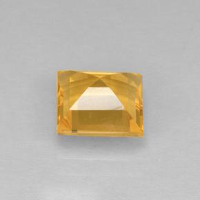 Citrino dorado natural de 2,07 ct, cuadrado, VVS-VS