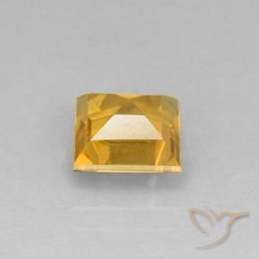 Citrino Dorado medio natural de 1.98 ct, Cuadrado, VVS