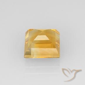 Citrino Dorado naranja natural de 2.62 ct, Cuadrado, VVS-VS