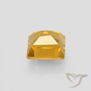 Citrino Dorado naranja natural de 2.25 ct, Cuadrado, VVS-VS