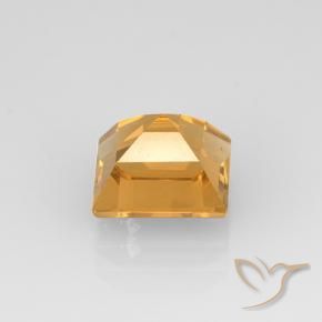 Citrino Dorado naranja claro medio natural de 2.27 ct, Cuadrado, VVS