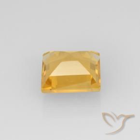 Citrino Dorado claro natural de 2.12 ct, Cuadrado, VVS