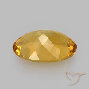 Citrino Dorado intenso natural de 10.63 ct, Ovalada, VVS