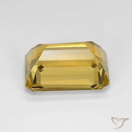 Citrino Dorado natural de 7.46 ct, Corte Octágono / Esmeralda, VVS