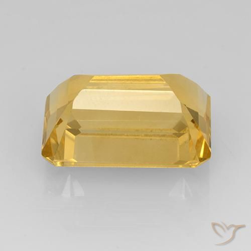 Citrino Oro natural de 7.67 ct, Corte Octágono / Esmeralda, VVS