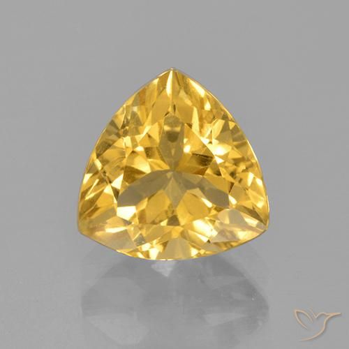 2.44ct Natural Dorado medio Citrino, Trillón, VS