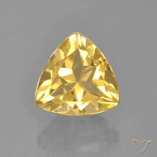 2.19ct Natural Dorado medio Citrino, Trillón, VS
