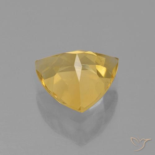 Citrino Dorado claro natural de 2.08 ct, Trillón, VS