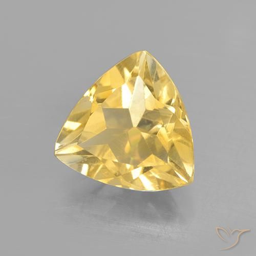Citrino Dorado medio natural de 2.03 ct, Trillón, VS