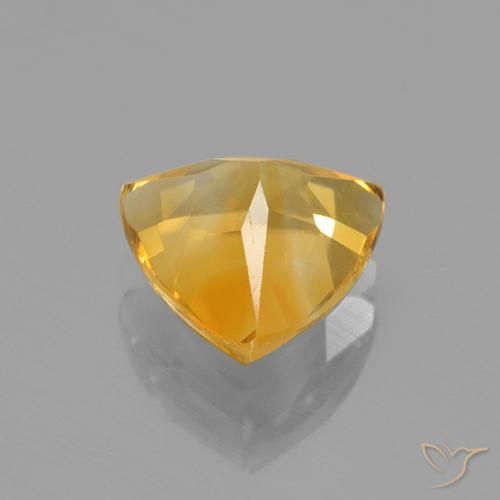 Citrino Dorado oscuro natural de 2.18 ct, Trillón, VVS