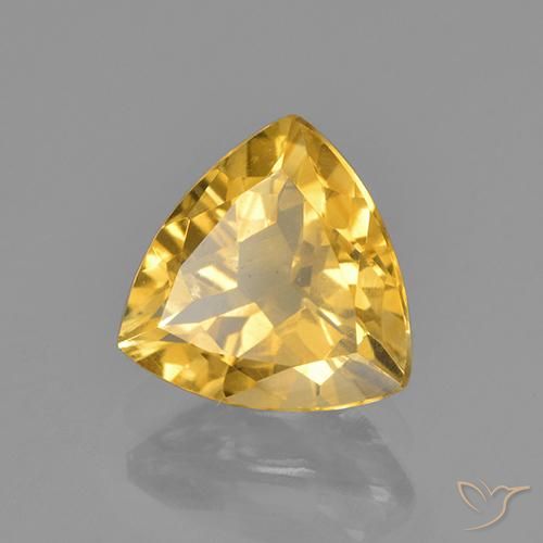 Citrino Dorado natural de 1.95 ct, Trillón, VVS-VS