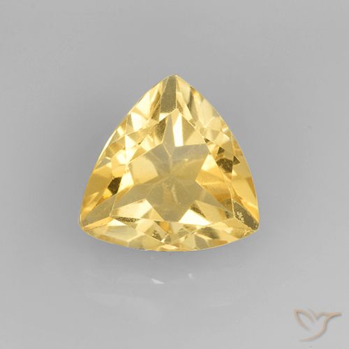 2.14ct Natural Oro Citrino, Trillón, VVS-VS
