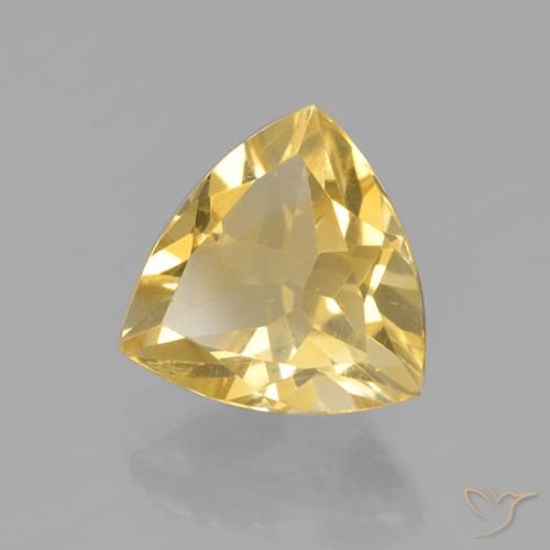 Citrino Dorado natural de 2.03 ct, Trillón, VS