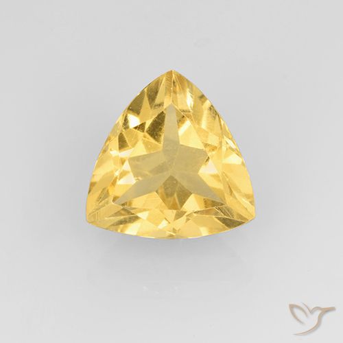 1.88ct Natural Dorado medio Citrino, Trillón, VVS-VS
