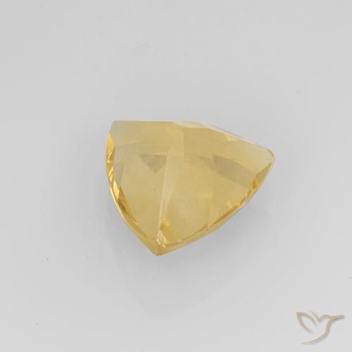 Citrino Dorado medio natural de 1.88 ct, Trillón, VVS-VS