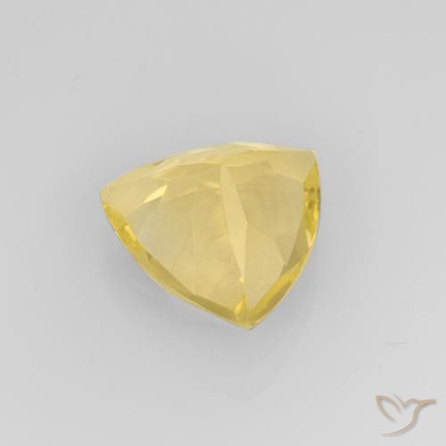 Citrino Dorado claro natural de 1.99 ct, Trillón, VVS-VS