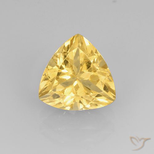 2.33ct Natural Dorado medio Citrino, Trillón, VVS-VS