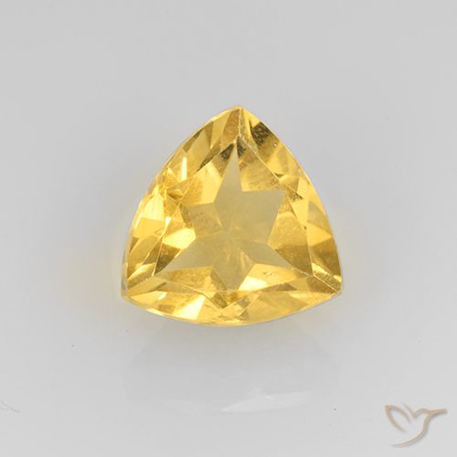 1.95ct Natural Dorado medio Citrino, Trillón, VVS-VS
