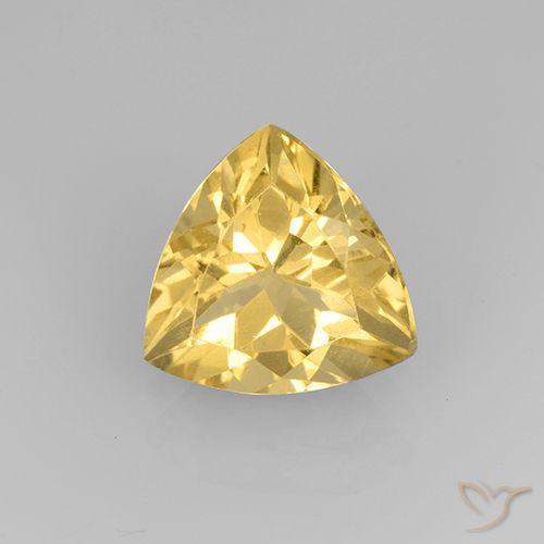 2.17ct Natural Oro Citrino, Trillón, VVS-VS