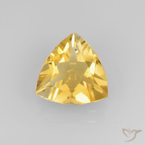 1.89ct Natural Dorado claro Citrino, Trillón, VVS-VS