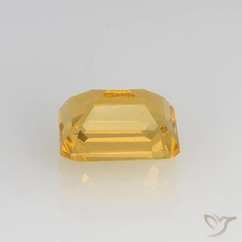 Citrino Dorado claro natural de 1.68 ct, Corte Octágono / Esmeralda, VVS-VS