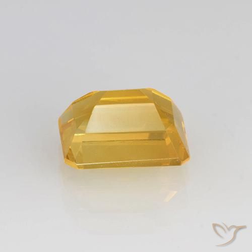 Citrino Dorado oscuro natural de 1.66 ct, Corte Octágono / Esmeralda, VS
