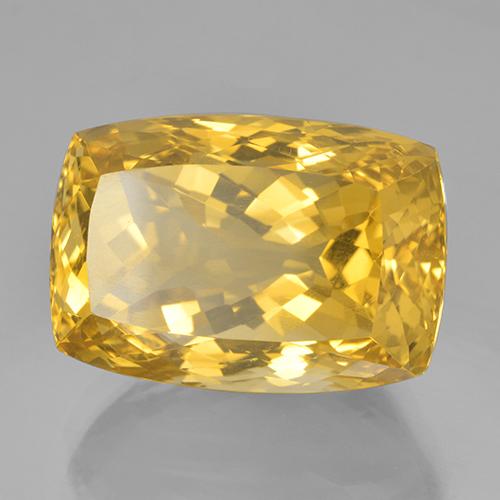 Citrino Dorado amarillo natural de 26.34 ct, Corte Cojín, VVS