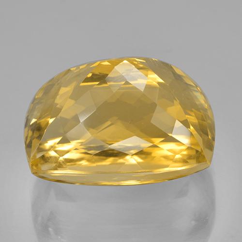 Citrino Dorado amarillo natural de 26.34 ct, Corte Cojín, VVS