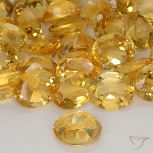 Citrino Dorado natural de 4.54 ct, Ovalada, VVS-VS