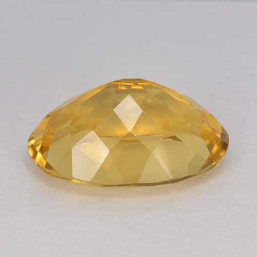 Citrino dorado natural de 12,00 ct, corte óvalo, VVS