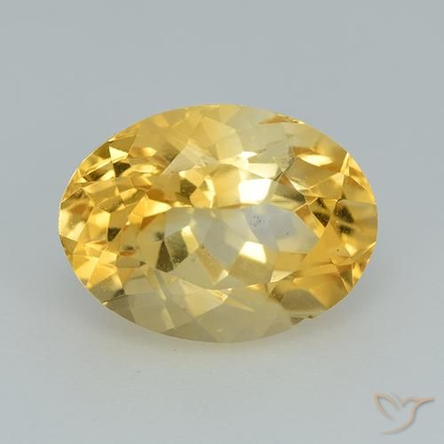 3.40ct Natural Oro Citrino, Ovalada, VS