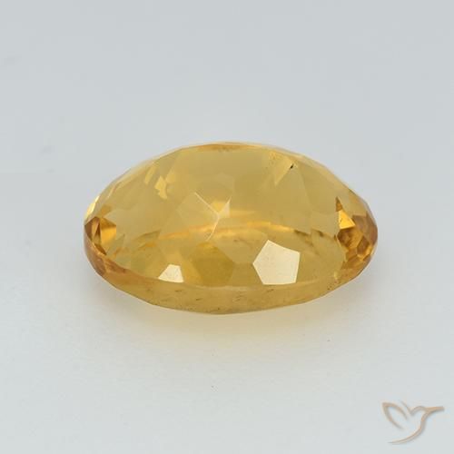 Citrino Naranja dorado intenso natural de 2.80 ct, Ovalada, VS