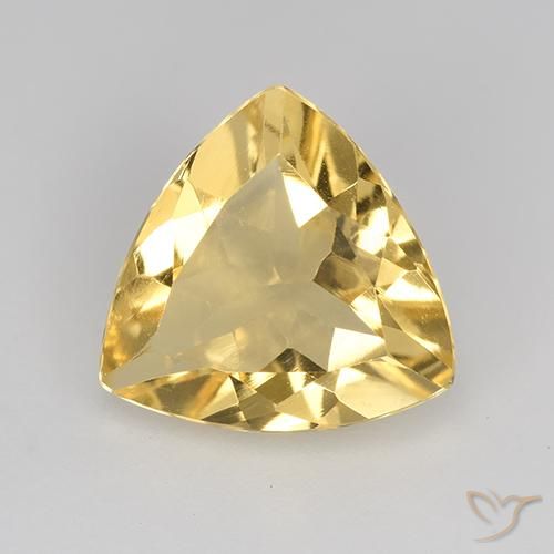 1.74ct Natural Naranja dorado Citrino, Trillón, VVS-VS