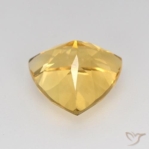 Citrino Dorado claro medio natural de 2.24 ct, Trillón, VVS-VS